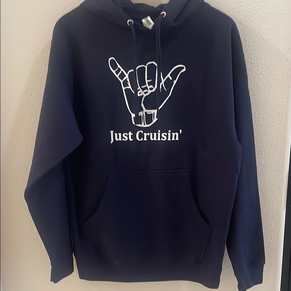 Navy Blue Just Cruisin' Hoodie
